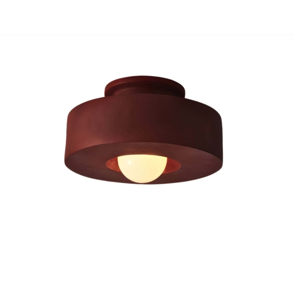 Lampada da soffitto astratta a blocchi di colore - Resina opaca moderna